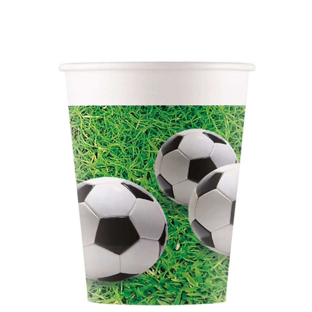 Football Party Paper Cups 7oz, 8pcs