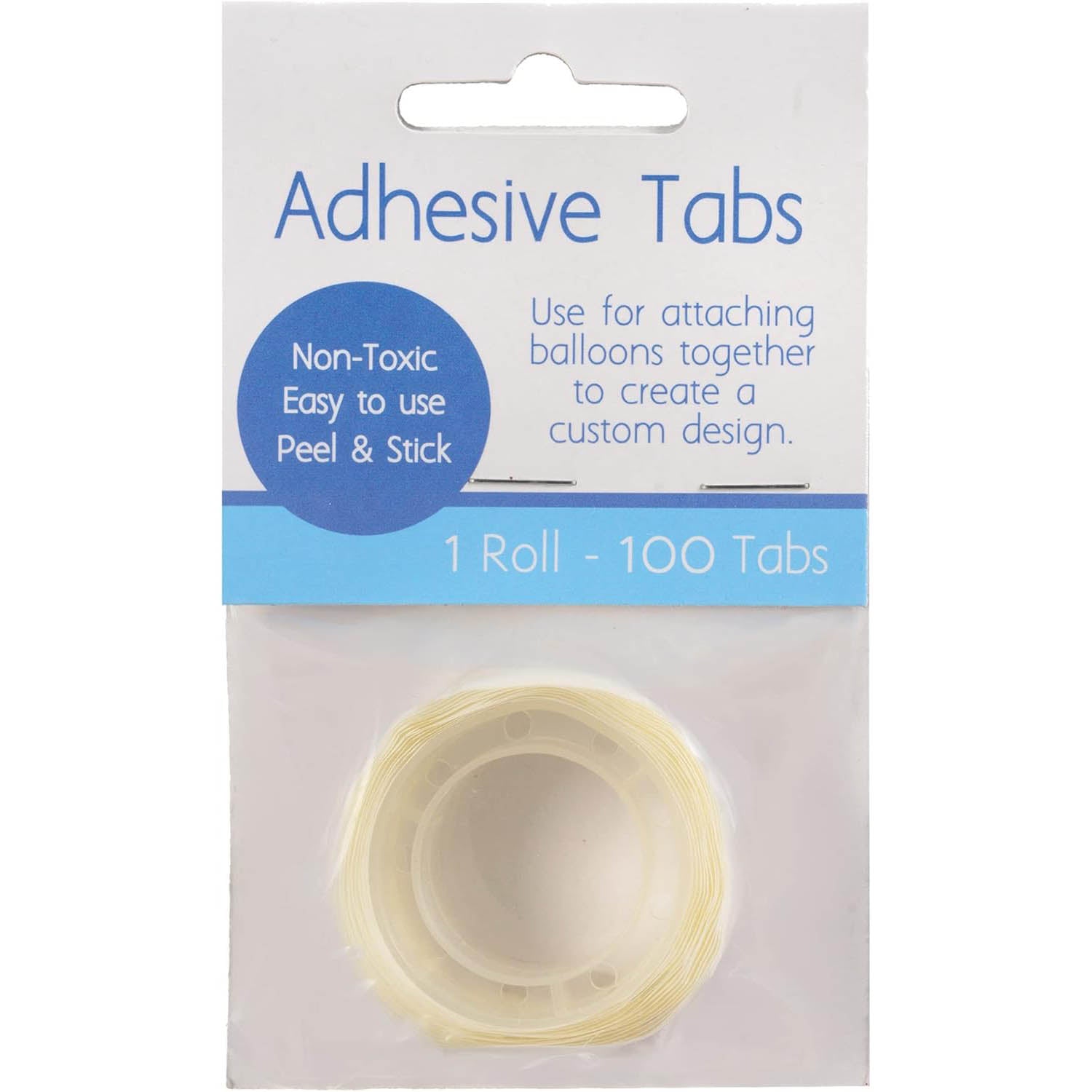 Clear Adhesive Balloon Tabs