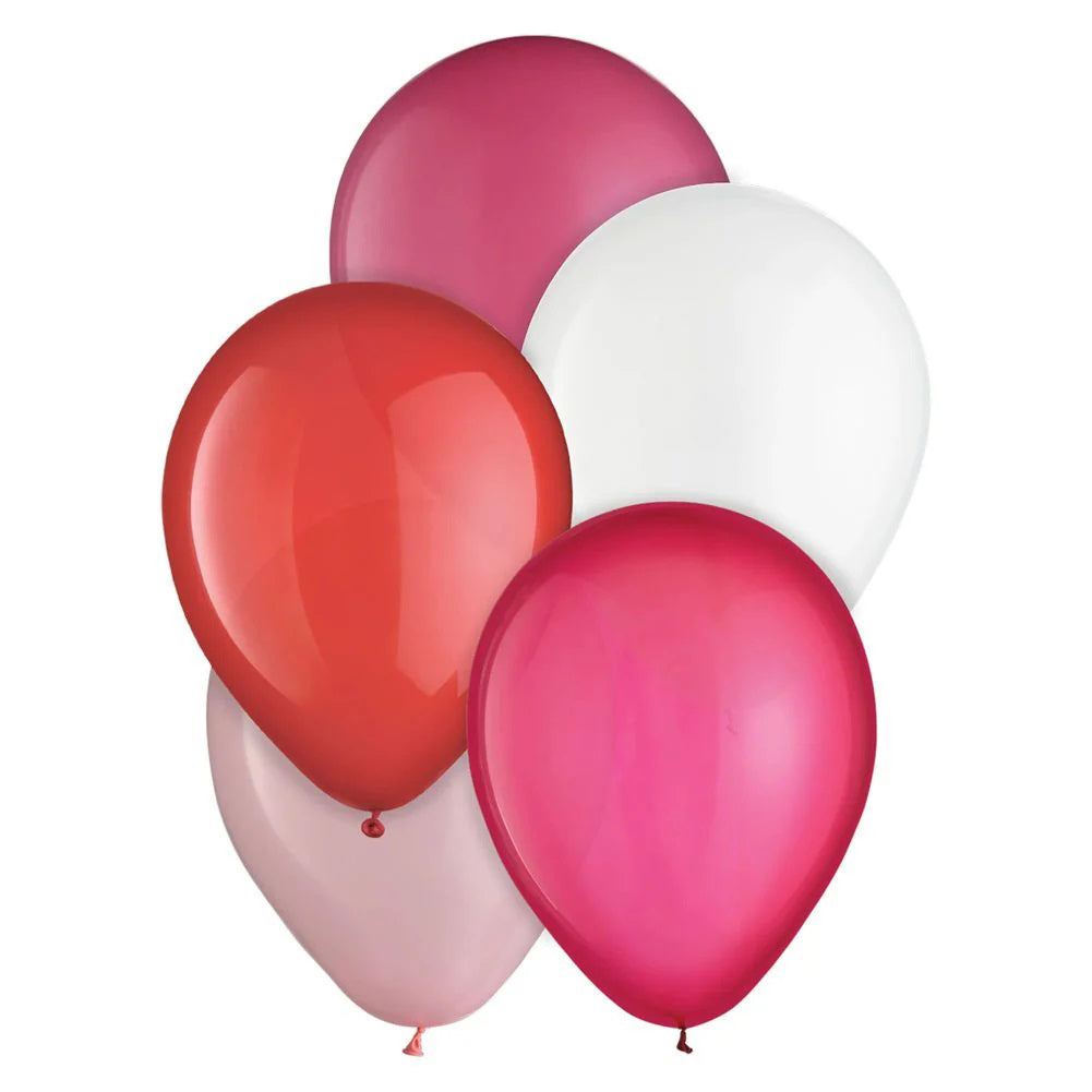 Valentine’s Day Assorted Latex Balloons 11in 15pcs