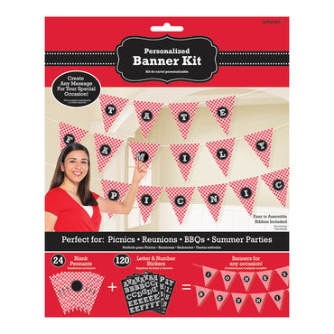 Picnic Party Personalized Banner Kit