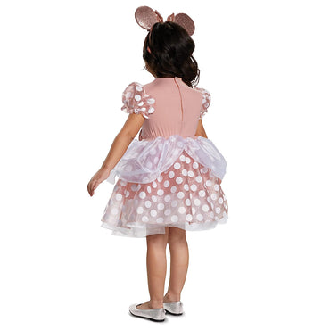 Toddler Disney Minnie Mouse Rose Gold Classic Costume