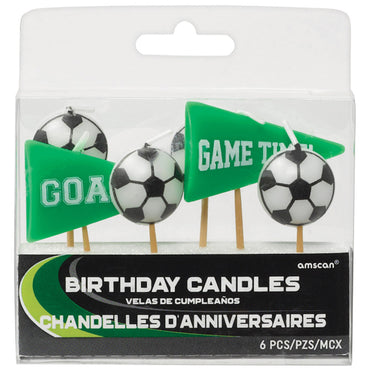 Goal Getter Pick Candles 6pcs, 3in