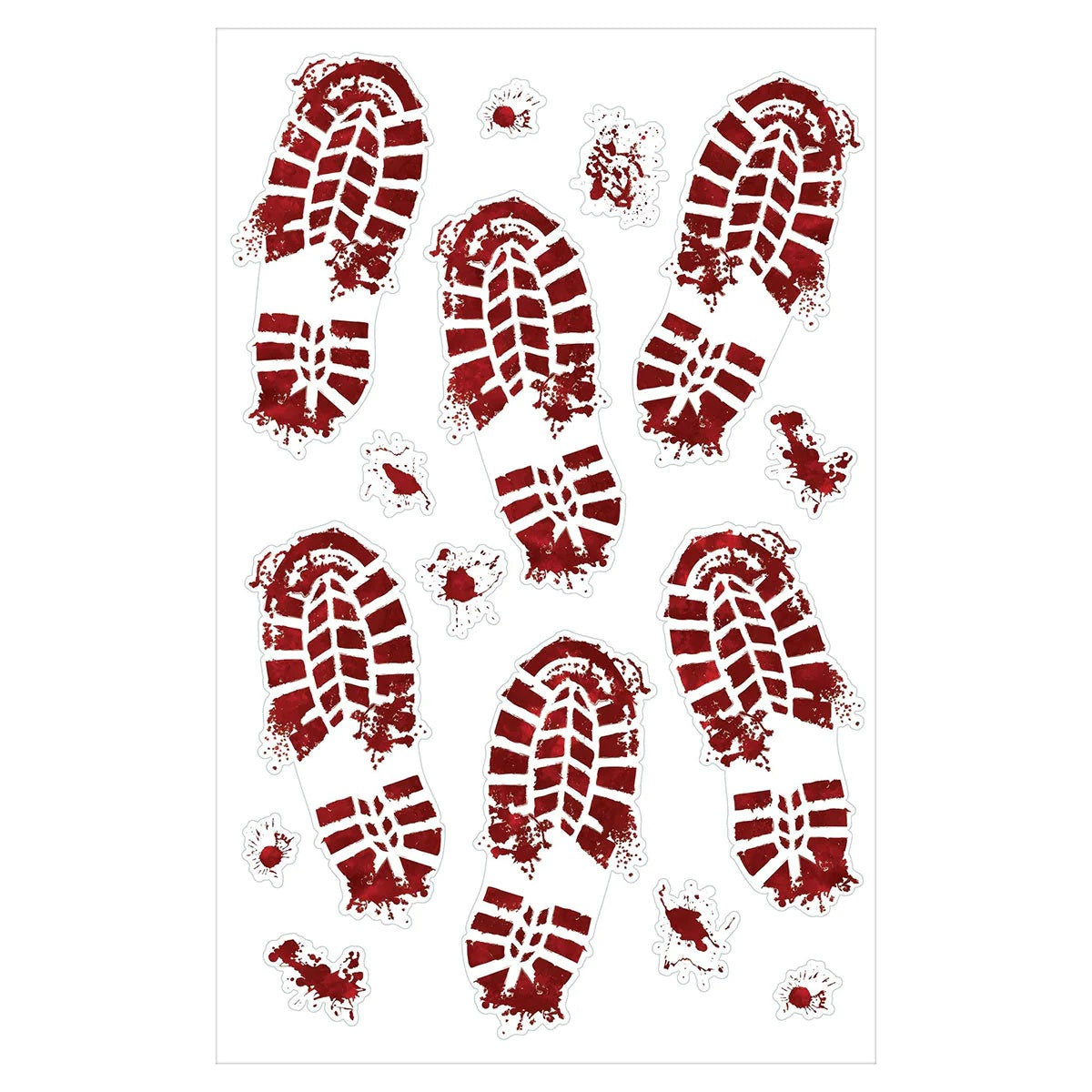 Bloody Footprints Floor Gore Vinyl