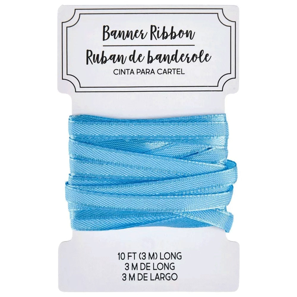 Blue Create Your Own Banner Ribbon