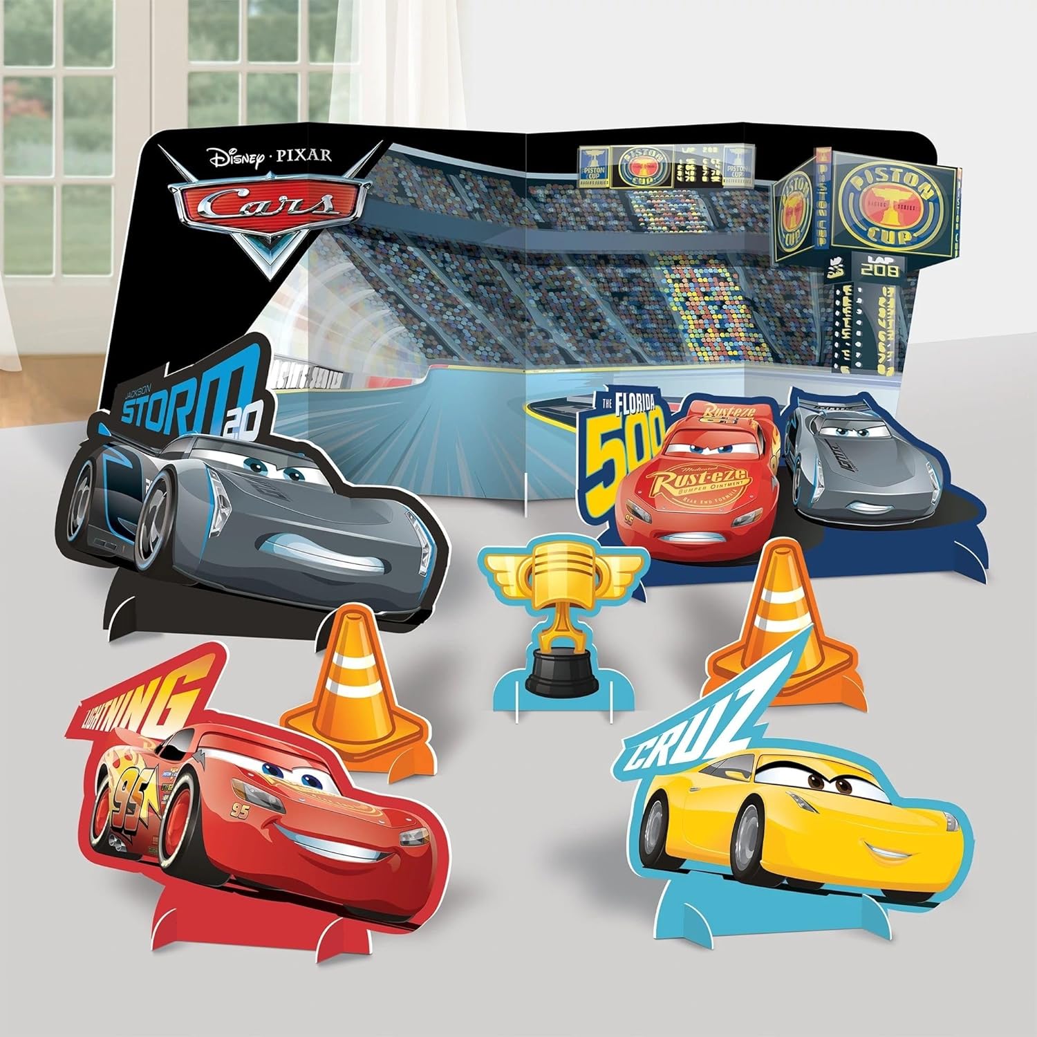 Disney Pixar Cars 3 Table Decorating Kit-Paper Decoration