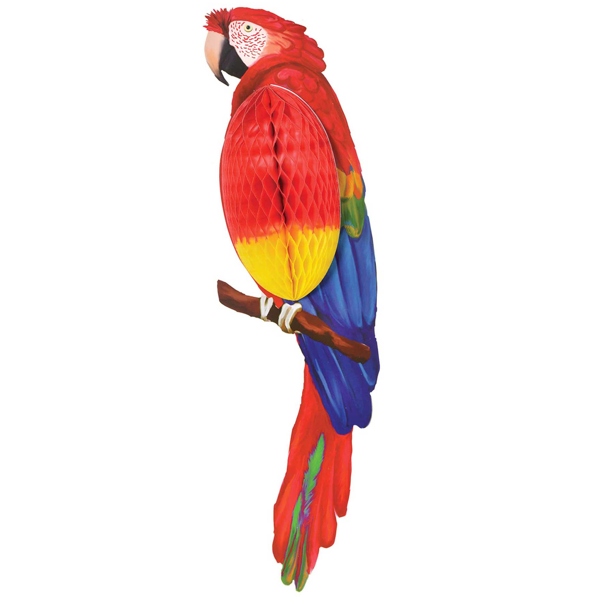 Parrot Honeycomb Decoration 23in x 6.50in