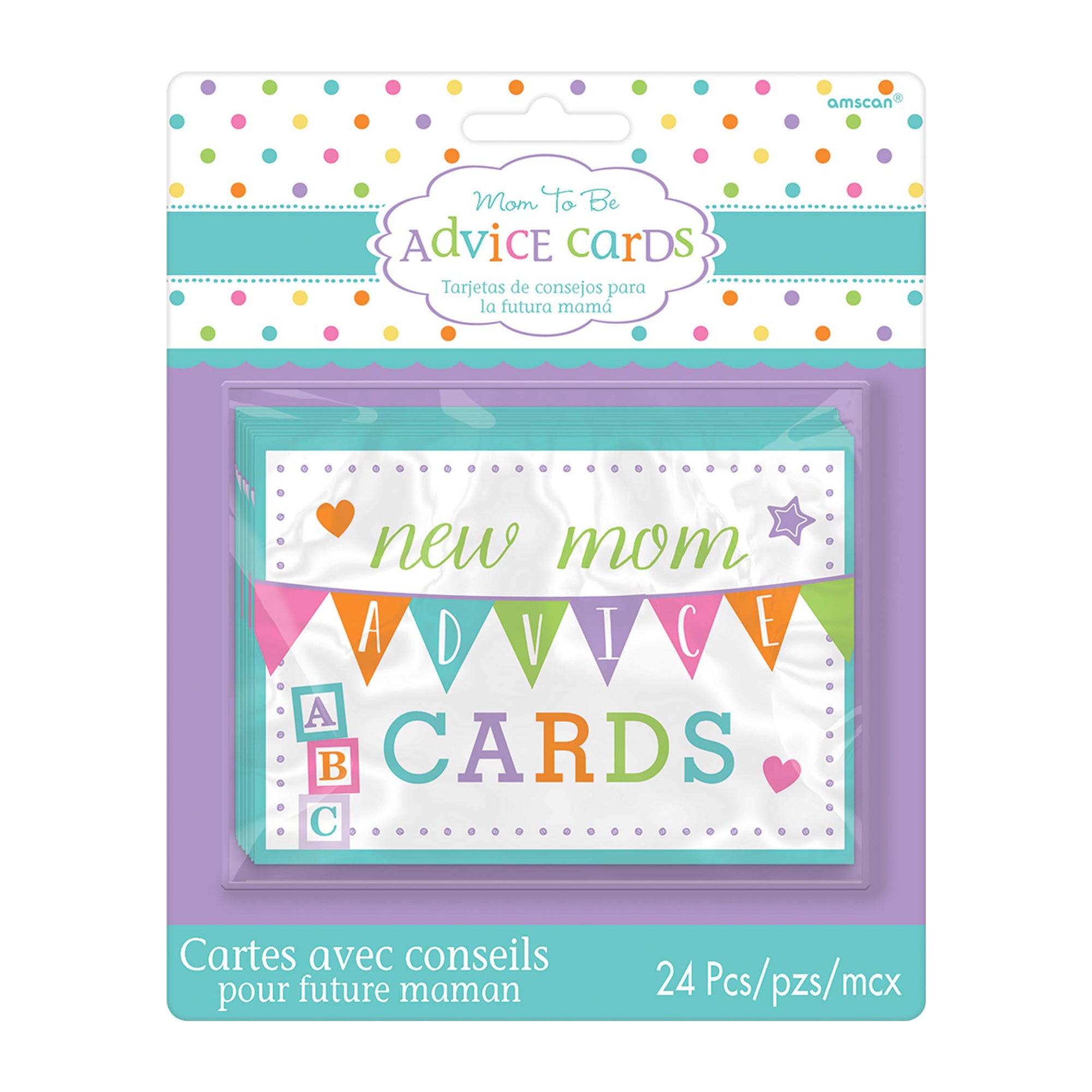 Baby Shower New Mommy Advice Cards