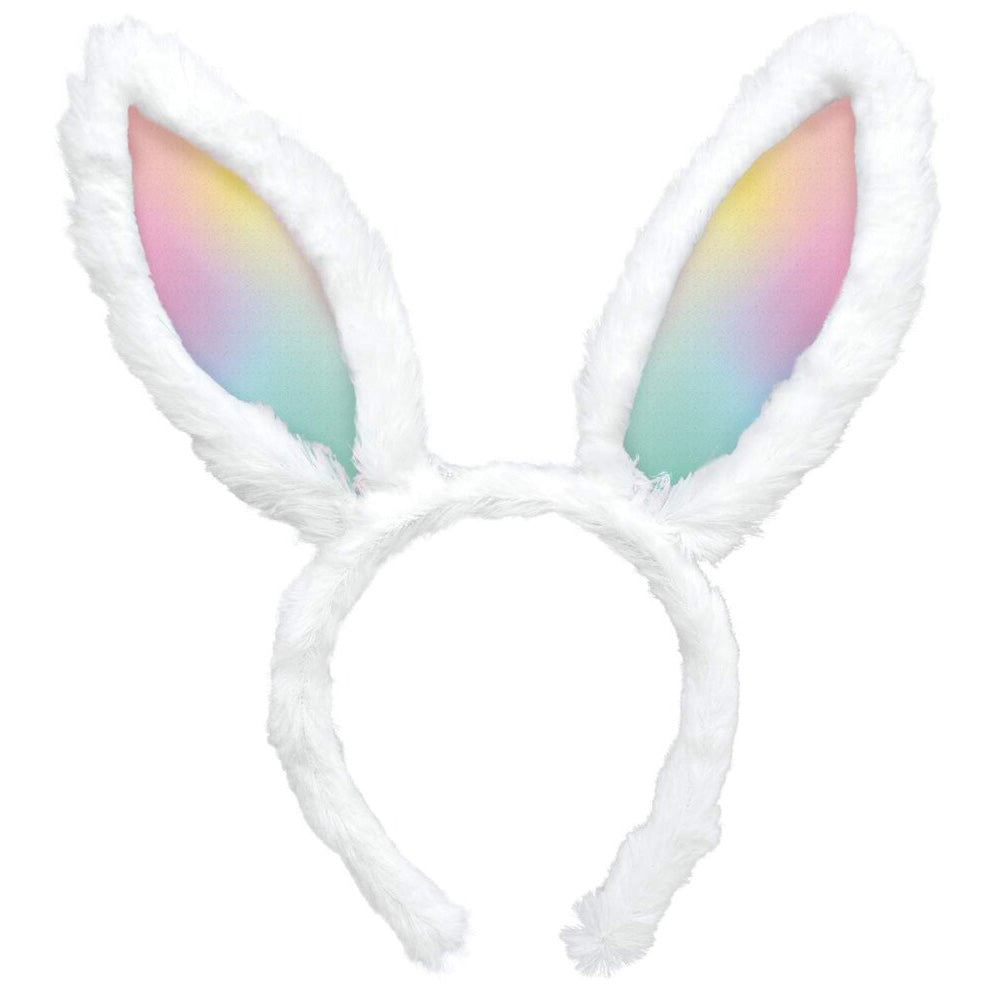 Easter Multicolored Bunny Plush Ears