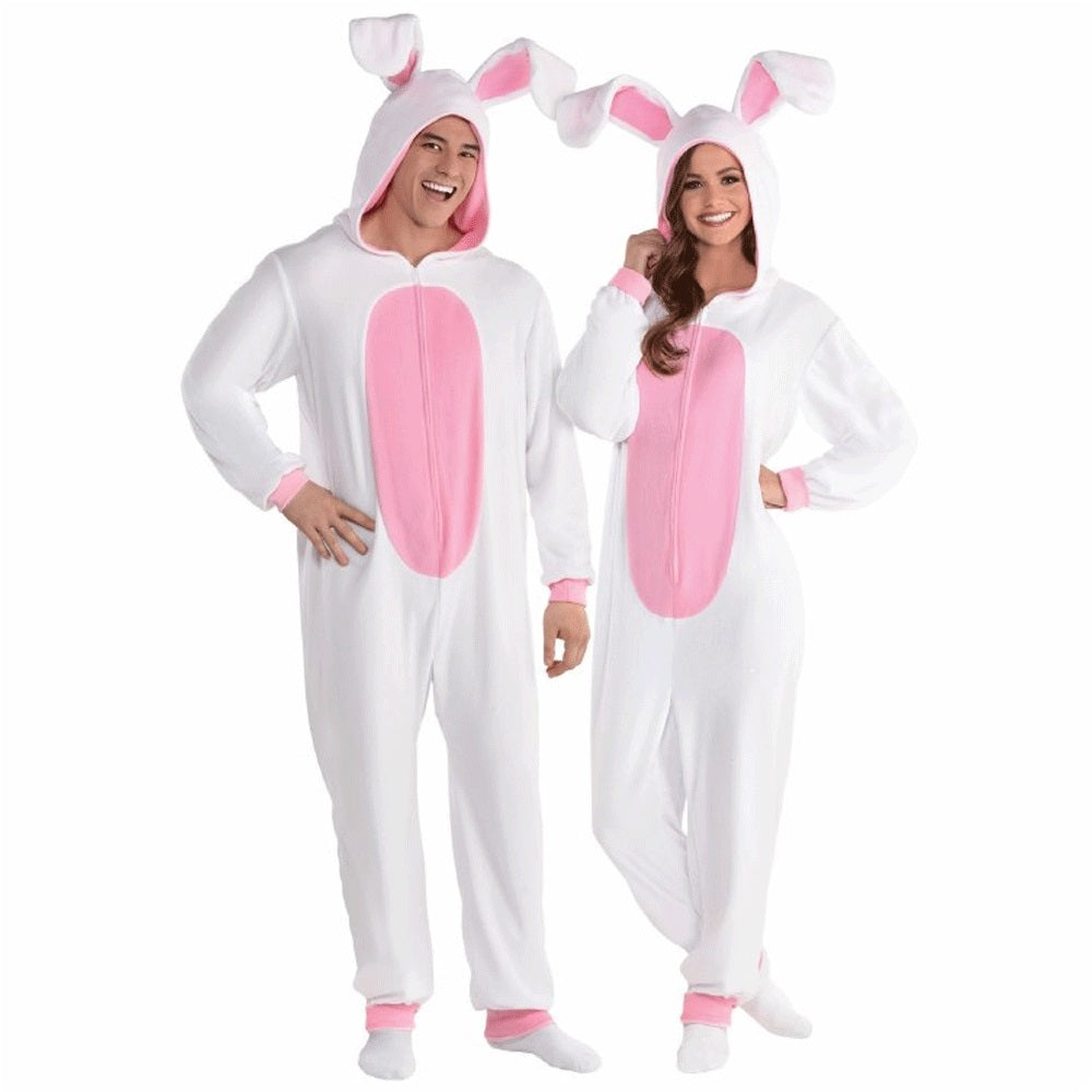 Adult Easter Bunny Zipster Dress-Up L/Xl