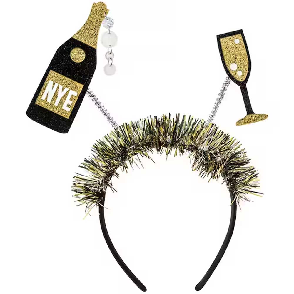 New Year's Eve Iconic Glitter & Foil Headband