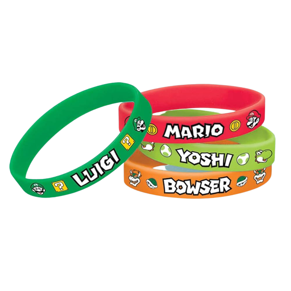 Super Mario Bracelets 6pcs