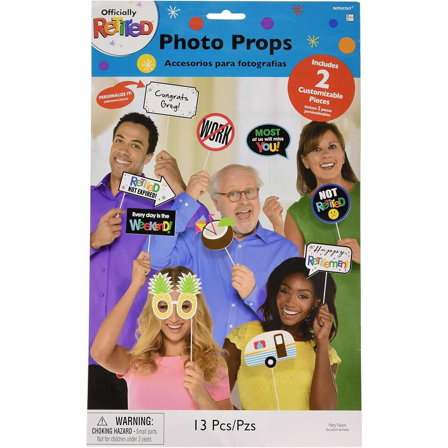 Officially  Retired Photo Props Paper & Plastic 13pcs