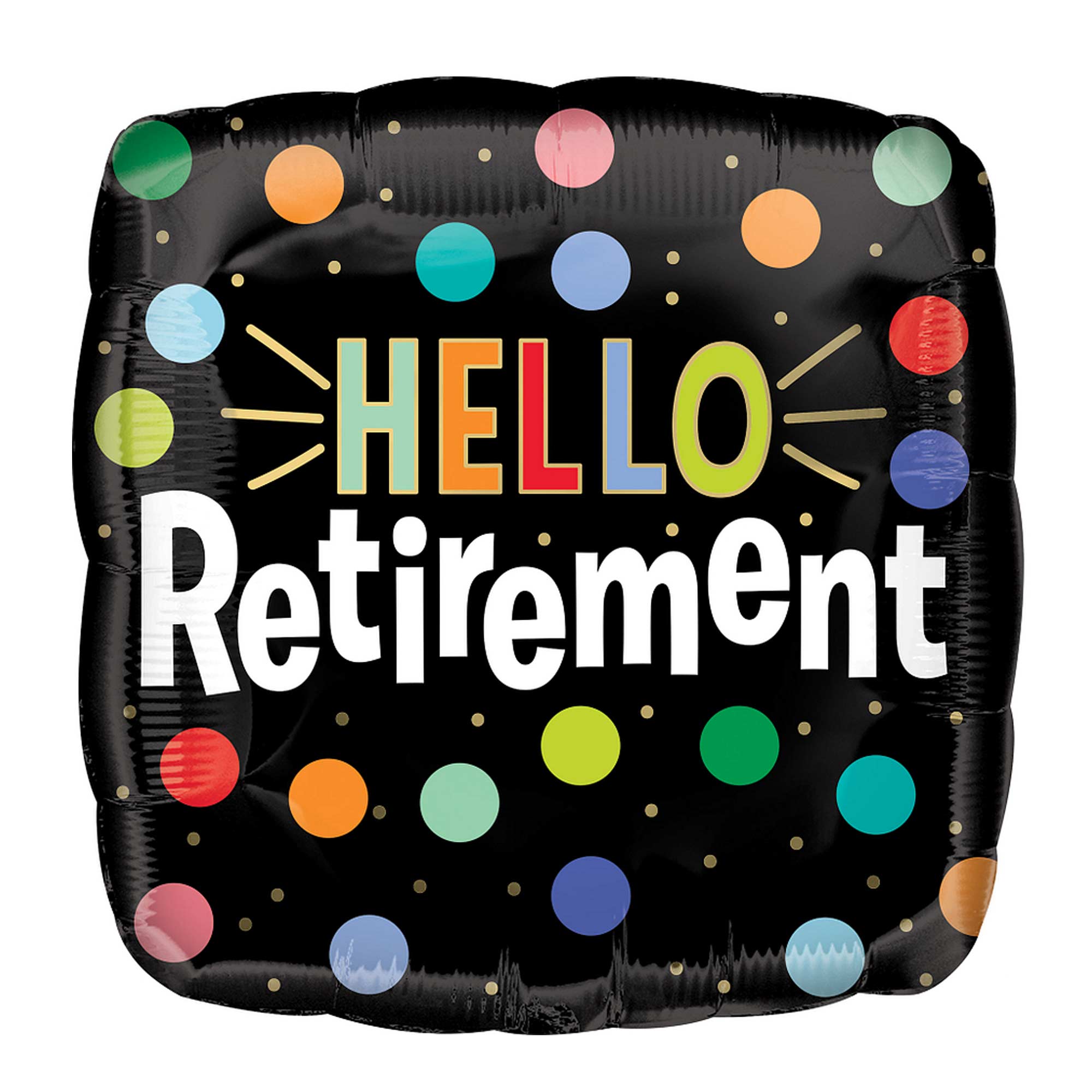 Hello Retirement Foil Balloon 18in