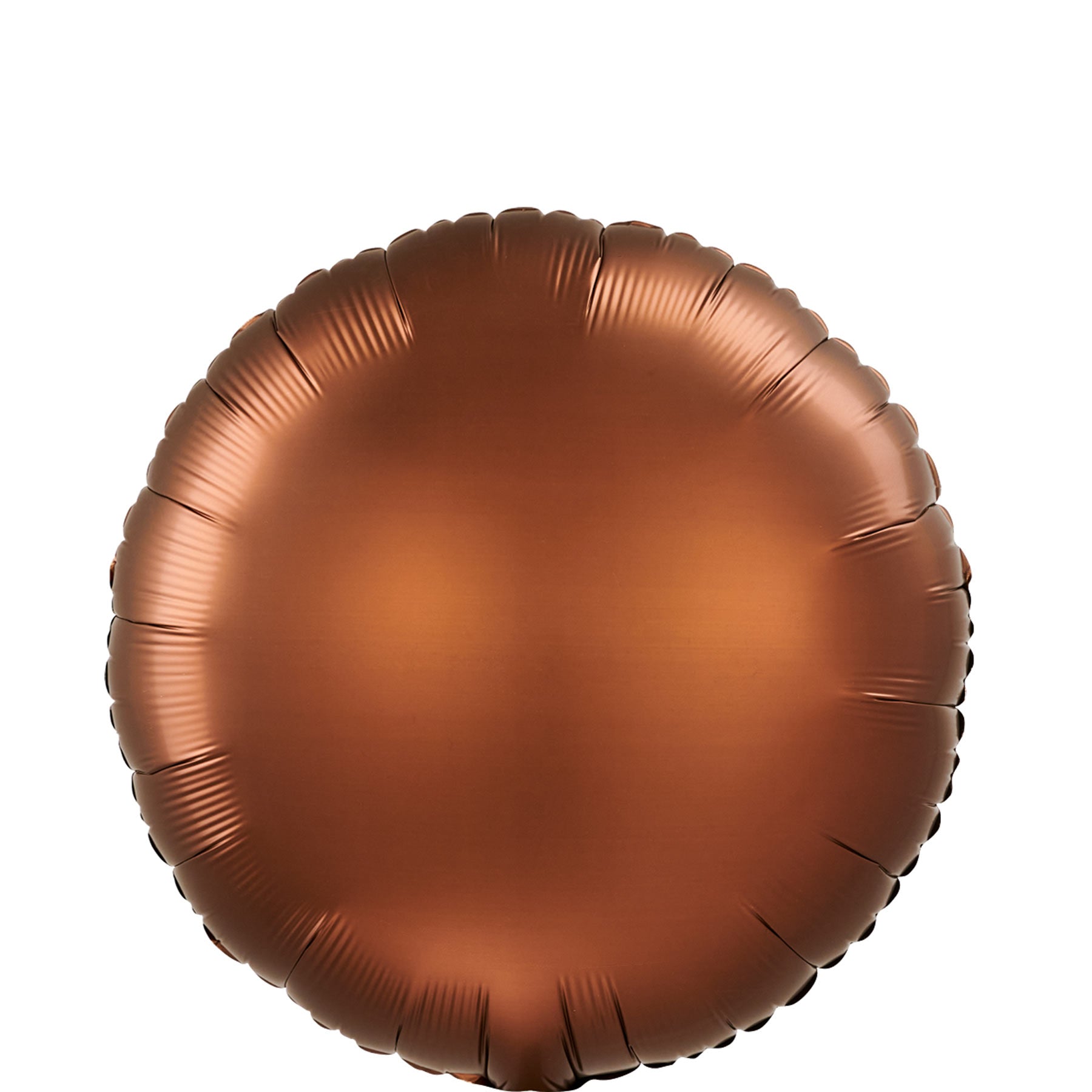 Cocoa  Satin Luxe Round Foil Balloon 45cm