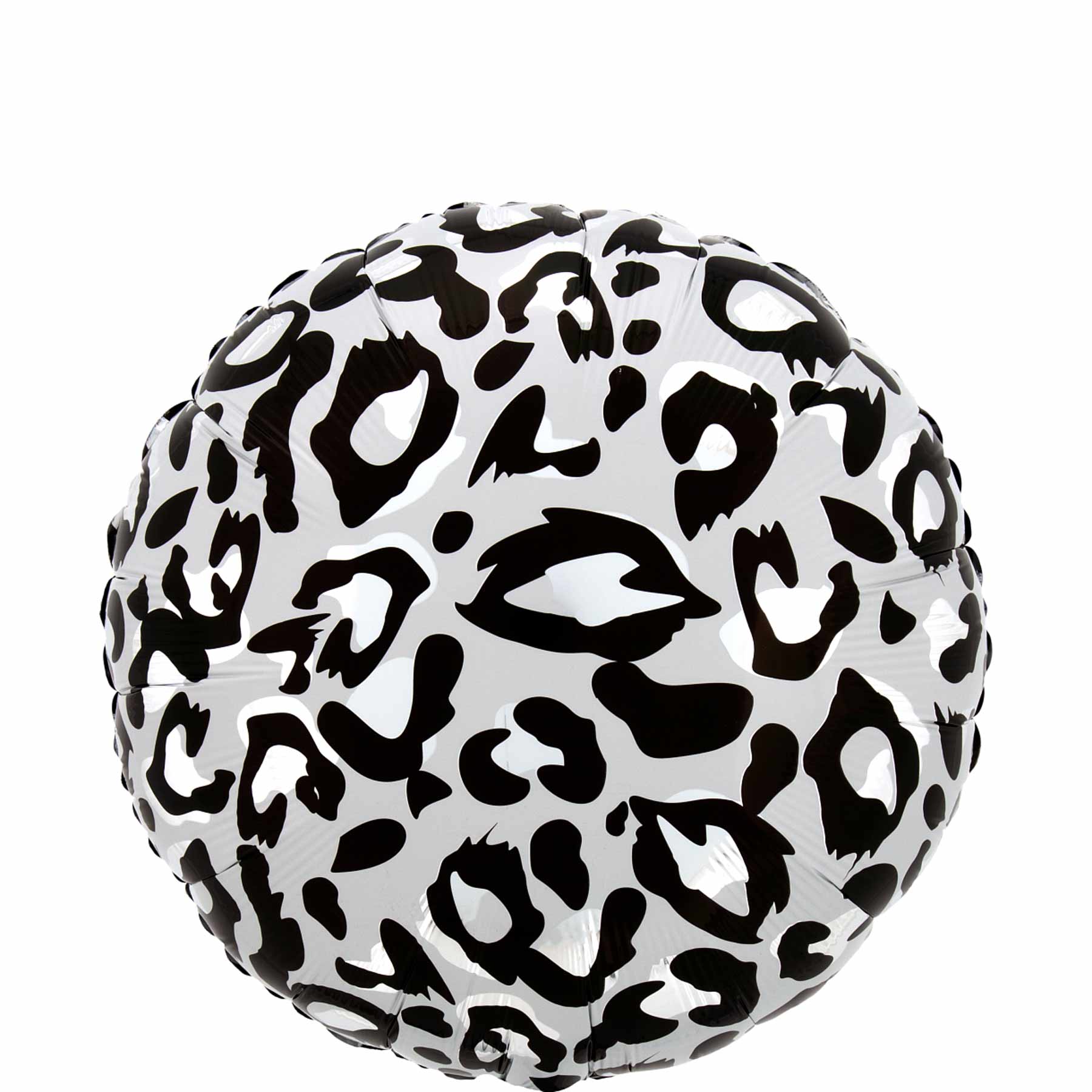 Snow Leopard Print Foil Balloon 45cm