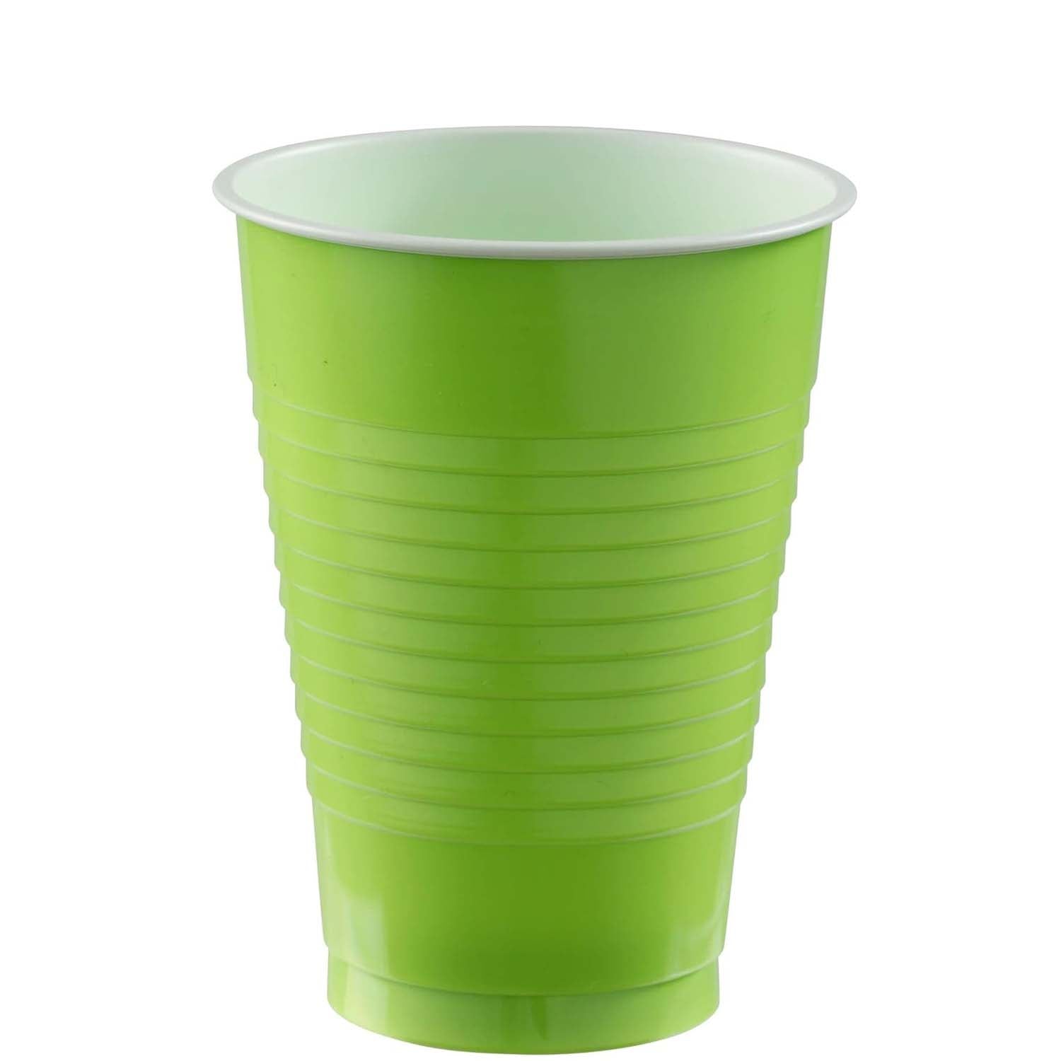 Kiwi Plastic Cups 18oz 20pcs
