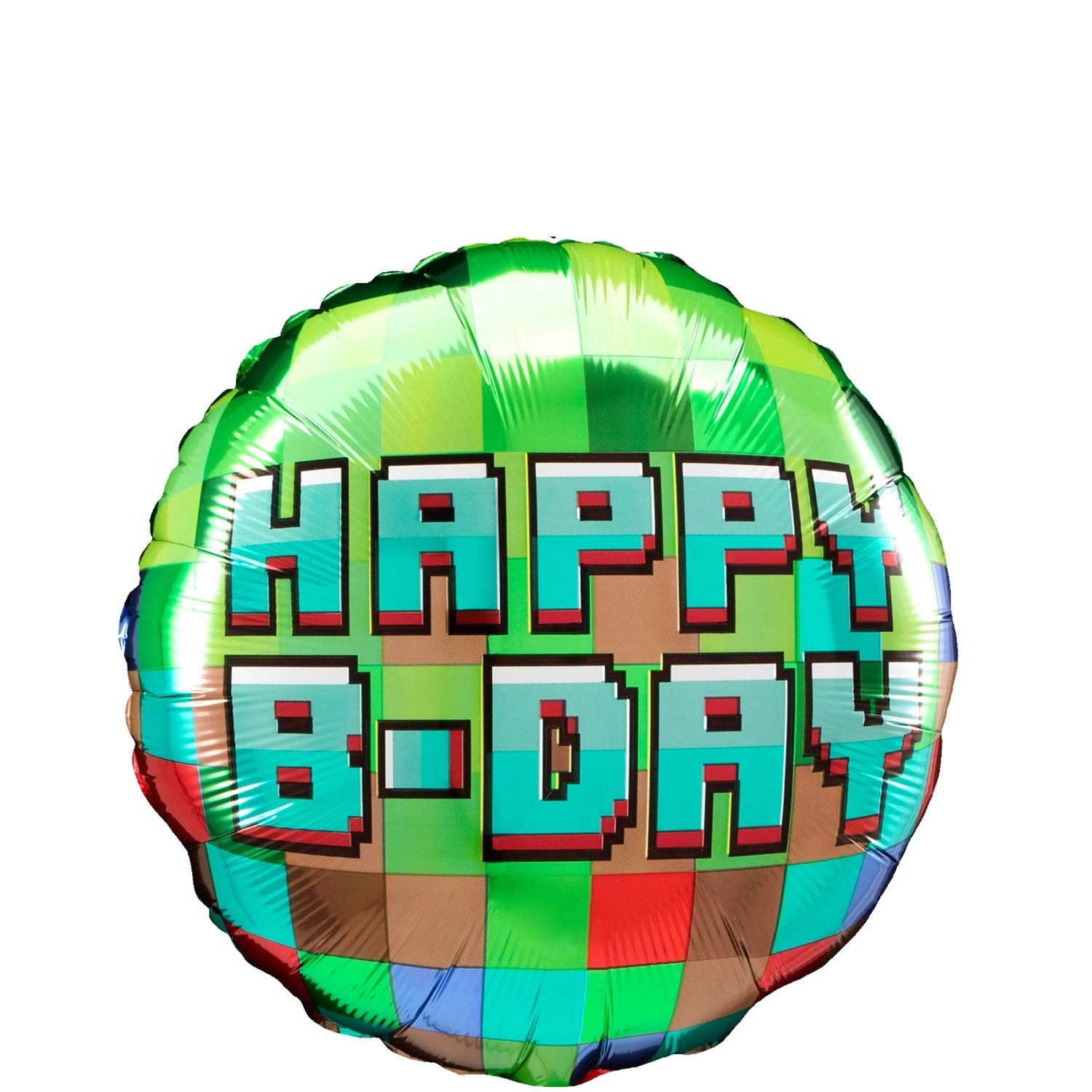 Pixel Party Foil Balloon 45cm
