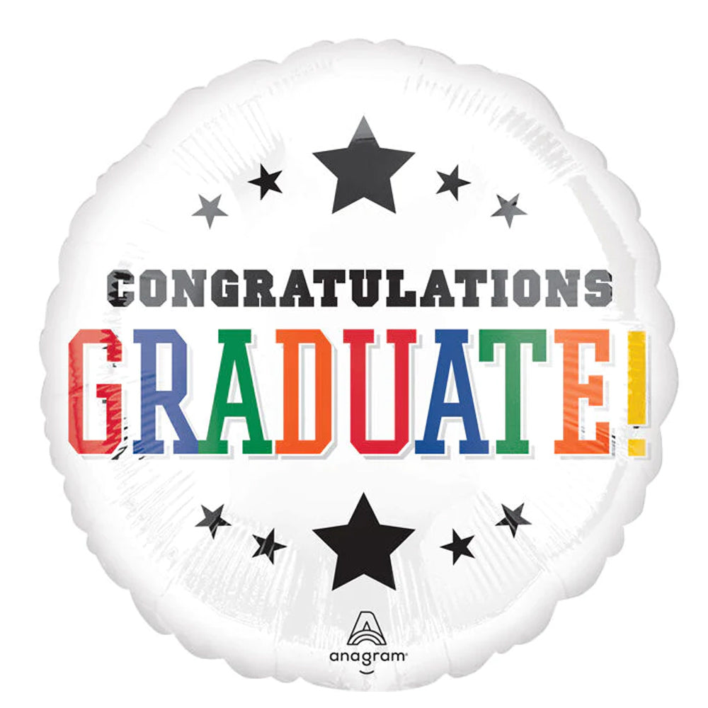 Congratulation Graduate Brights Balloons 28in