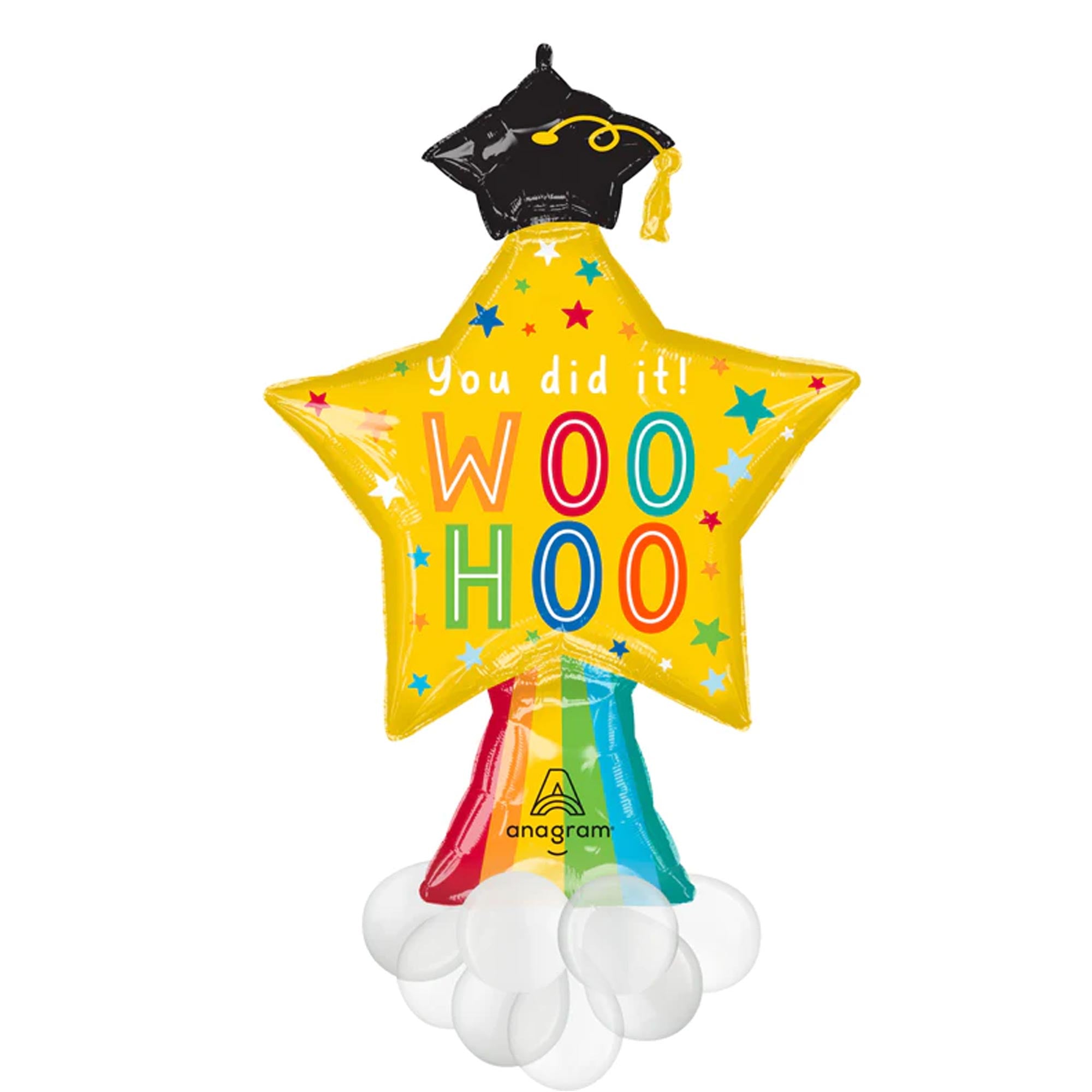 Graduation Fun Woo Hoolarge Supershape Foil Balloon