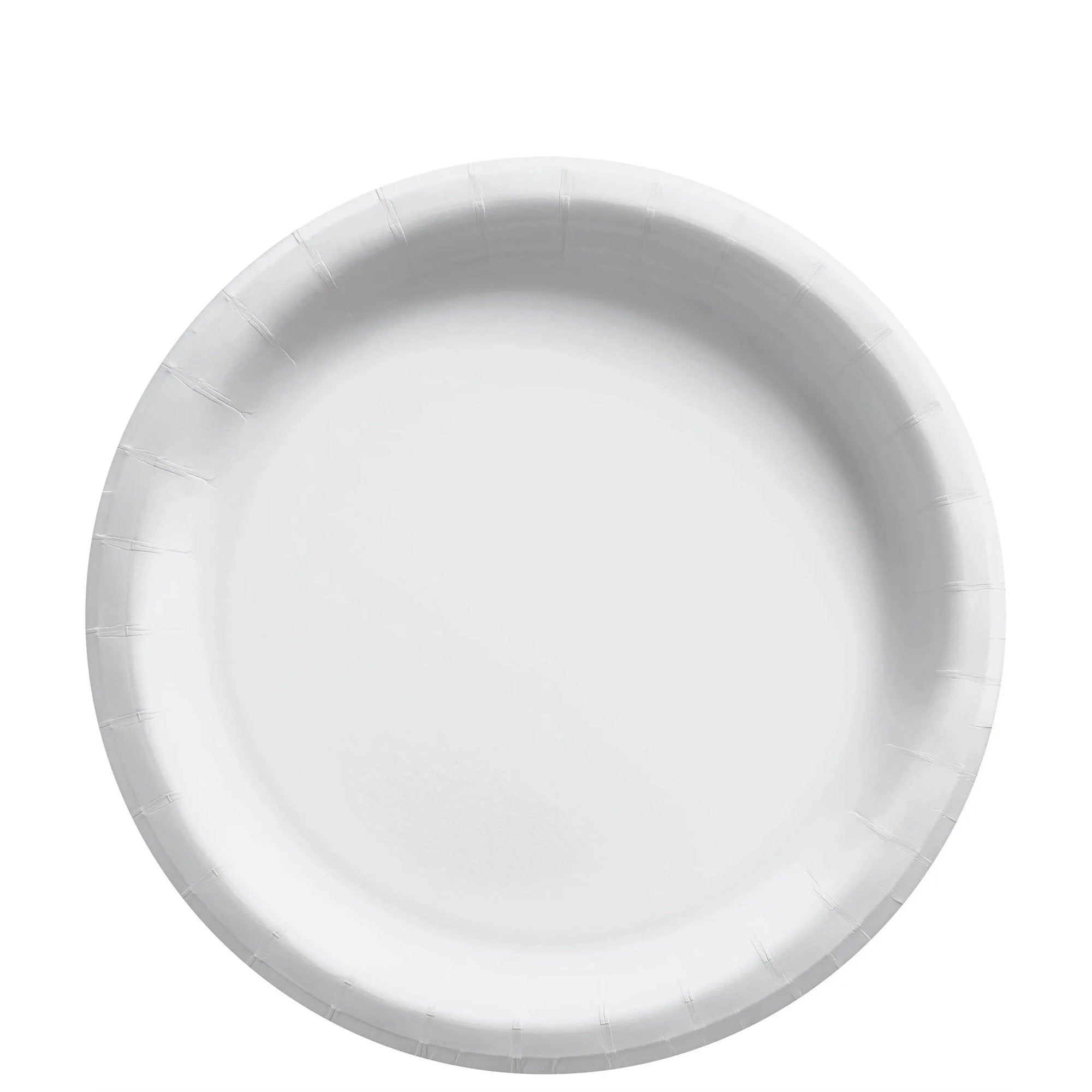 Frosty White Round Paper Plates Midcount 6in, 20pcs