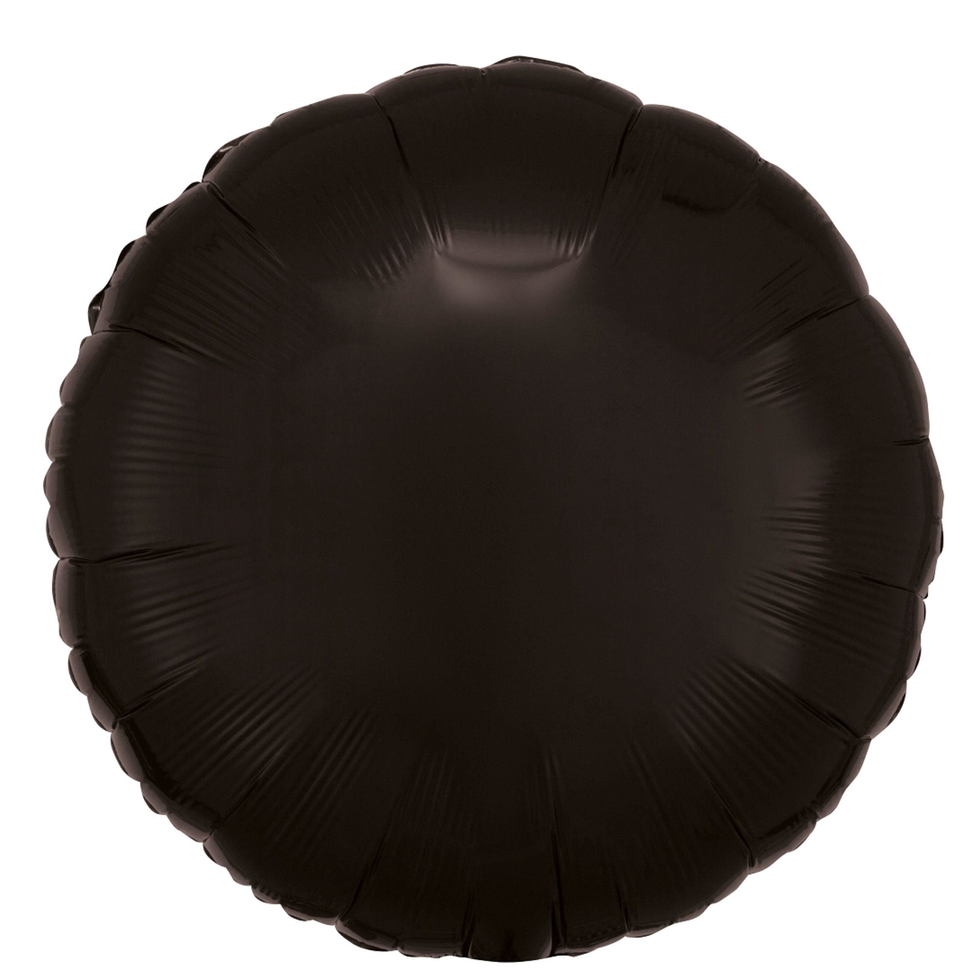 Opaque Black Foil Balloons 18in