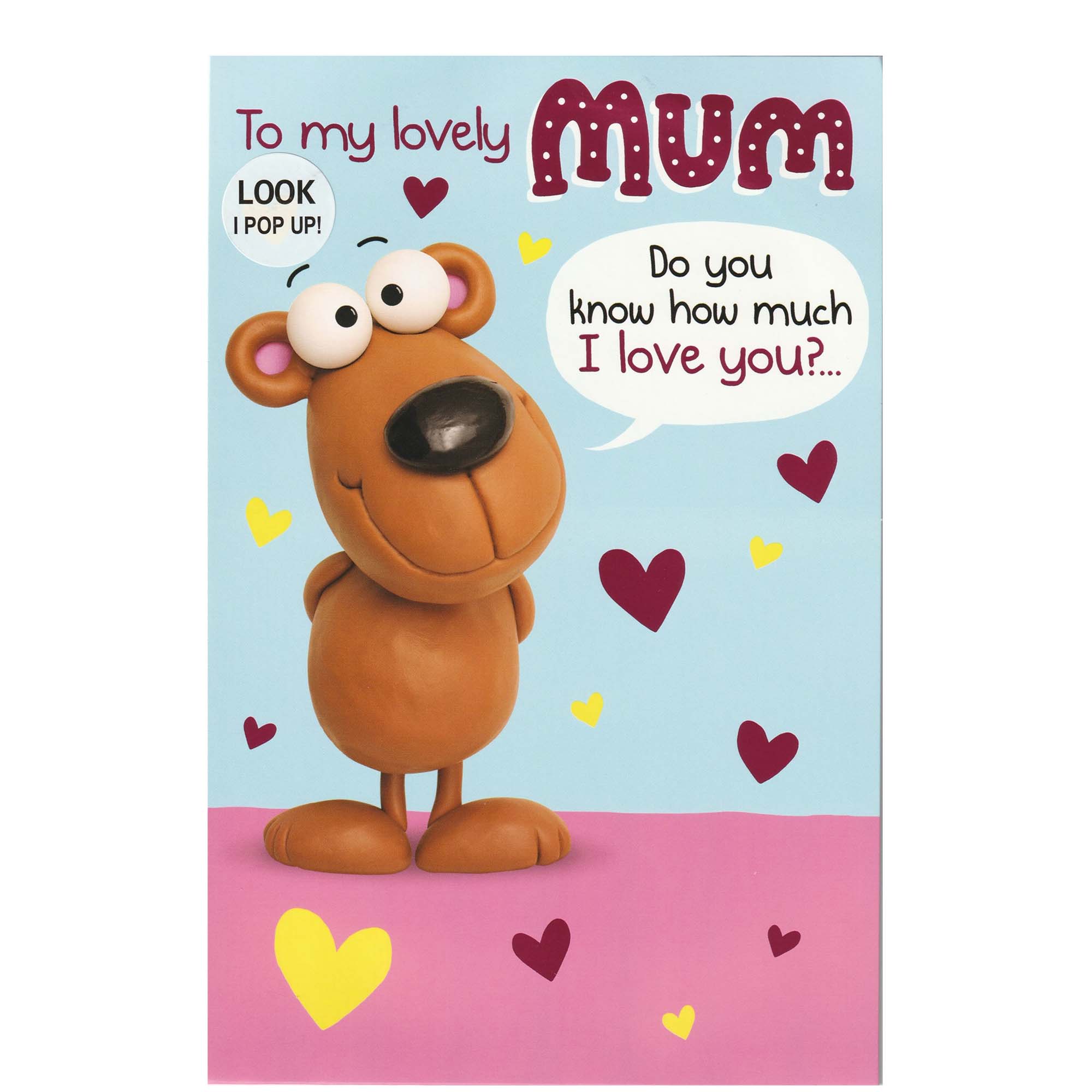 To My Lovely Mum Mothers Day Greeting Card