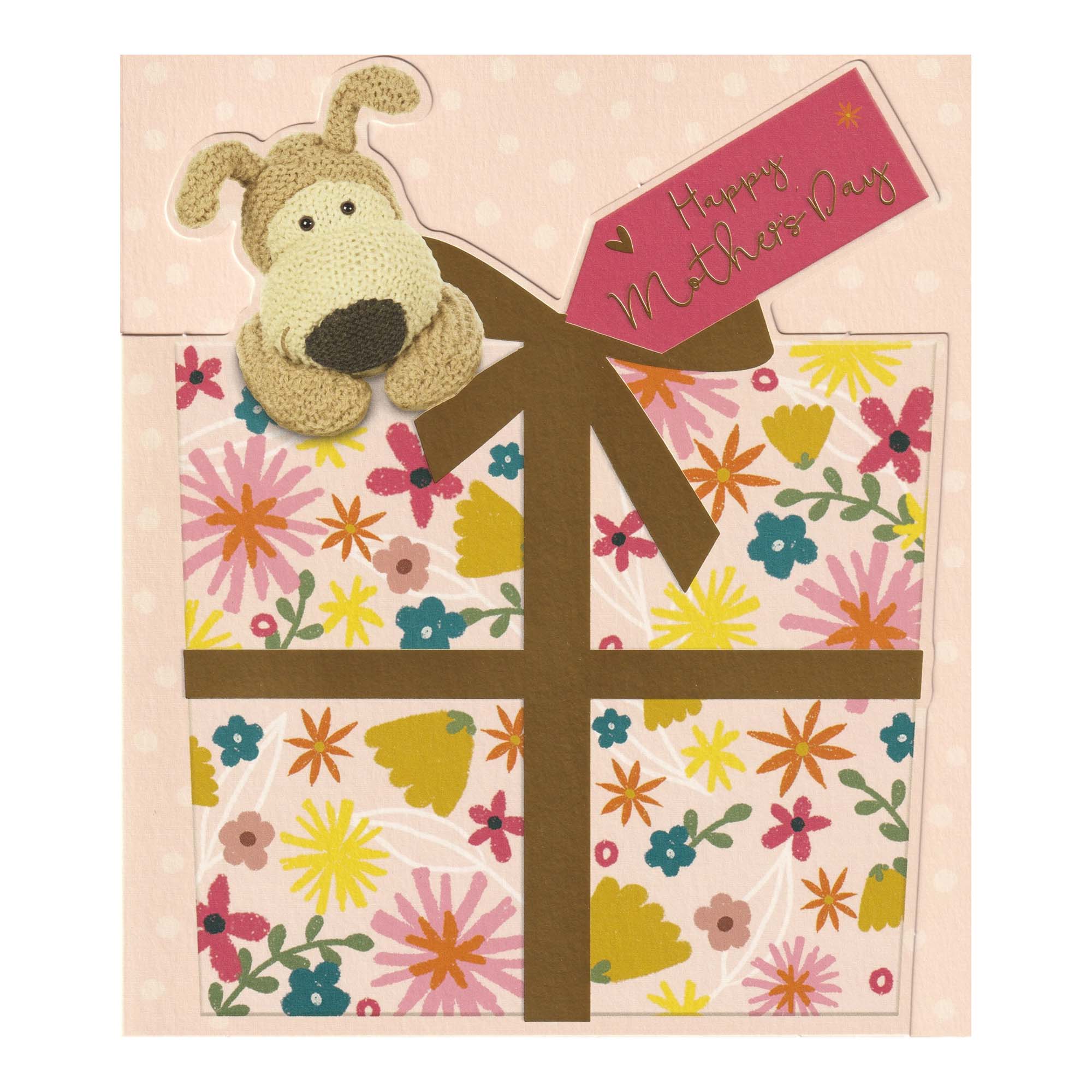 Happy Mothers Day Gift Box Greeting Card