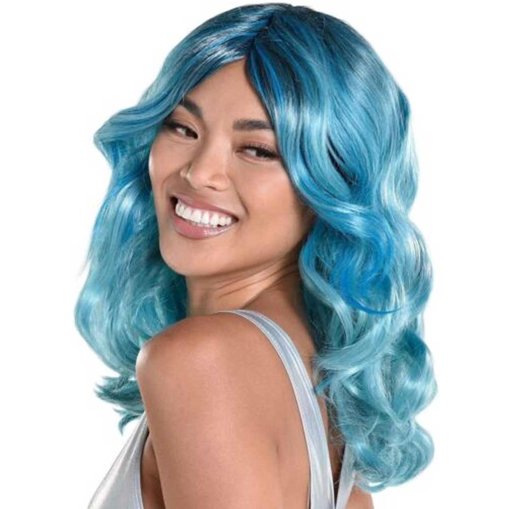 Ombre Blue Wig