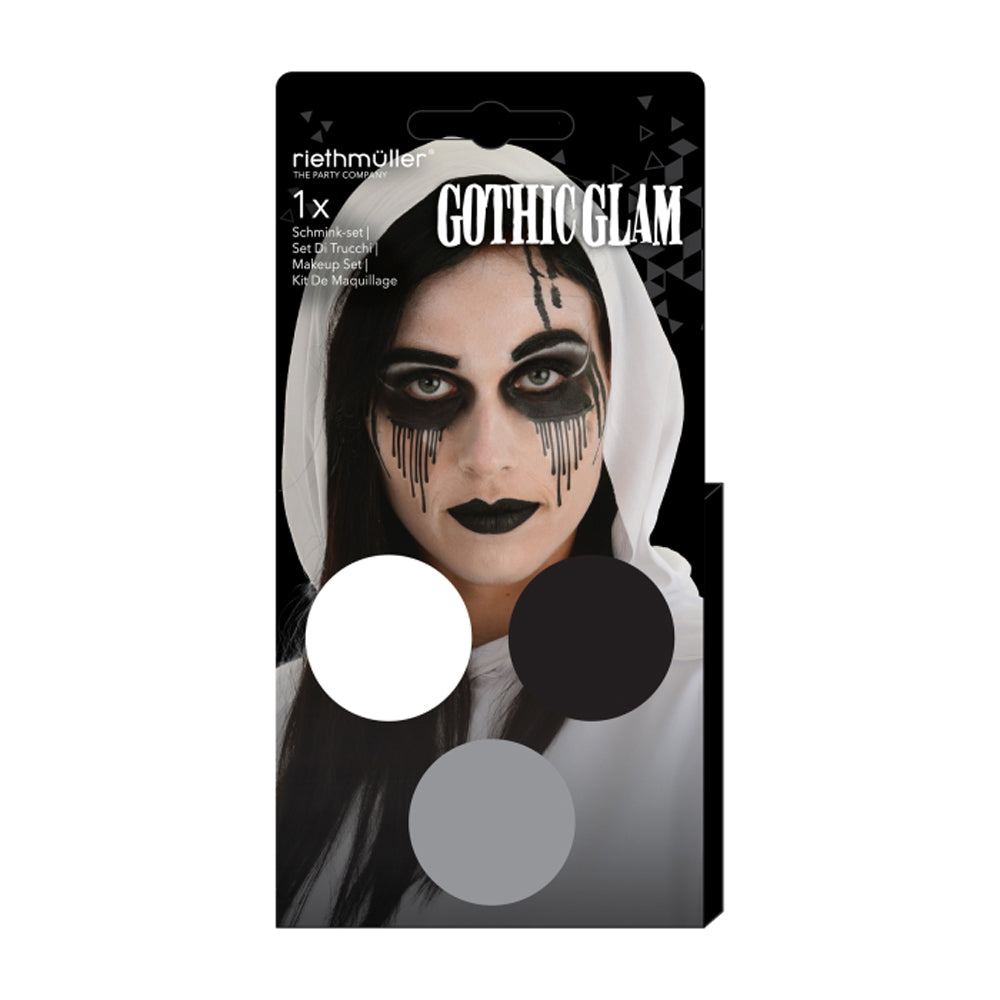 Halloween Aqua Gothic Glam Face Paint Kit