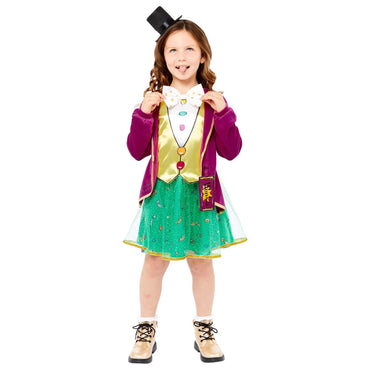Child Willy Wonka Classic Girl Costume