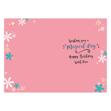 Happy Birthday Sister Greeting Card 9in X 6in