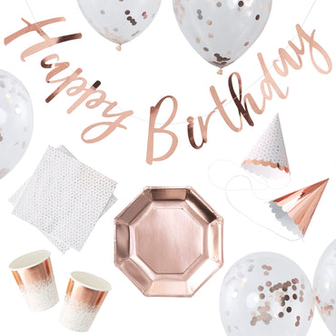 Rose Gold Foiled Party In A Box