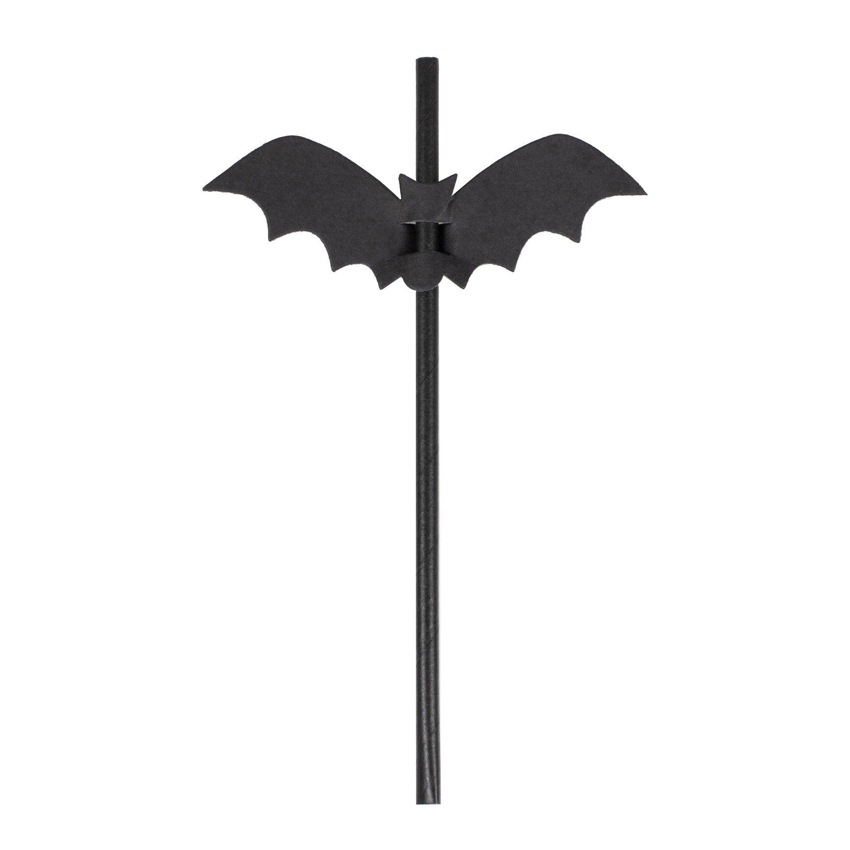 Halloween Bat Paper Straws 16pcs
