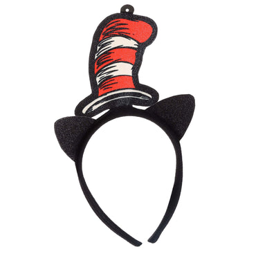 Child Dr. Seuss Cat in the Hat Glitter Headband