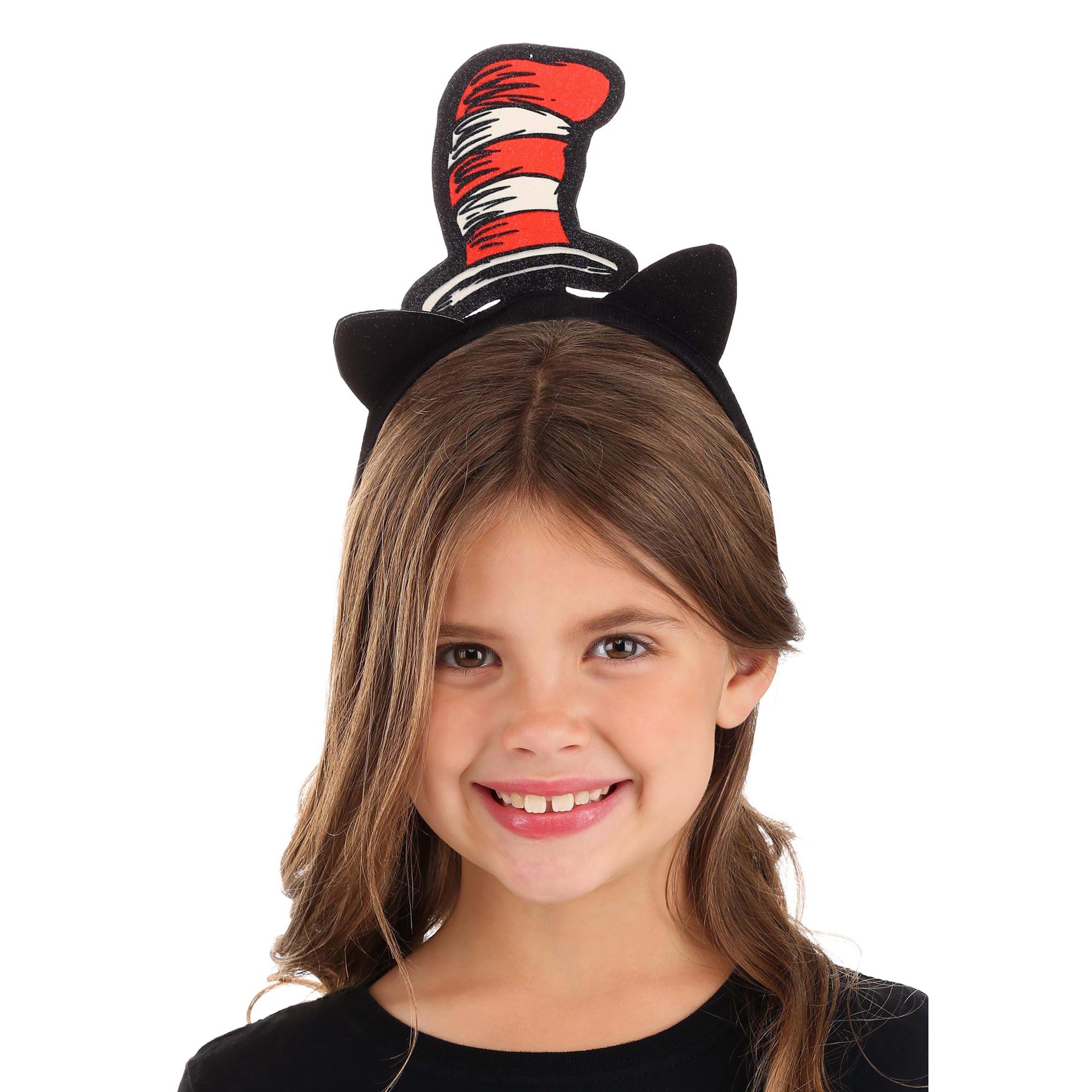 Child Dr. Seuss Cat in the Hat Glitter Headband