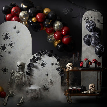 Halloween Coffin and Zombie Hand Donut Stand