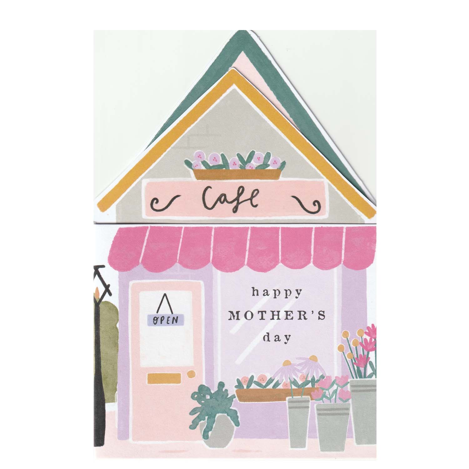 Happy Mothers Day Open Shops Greeting Card