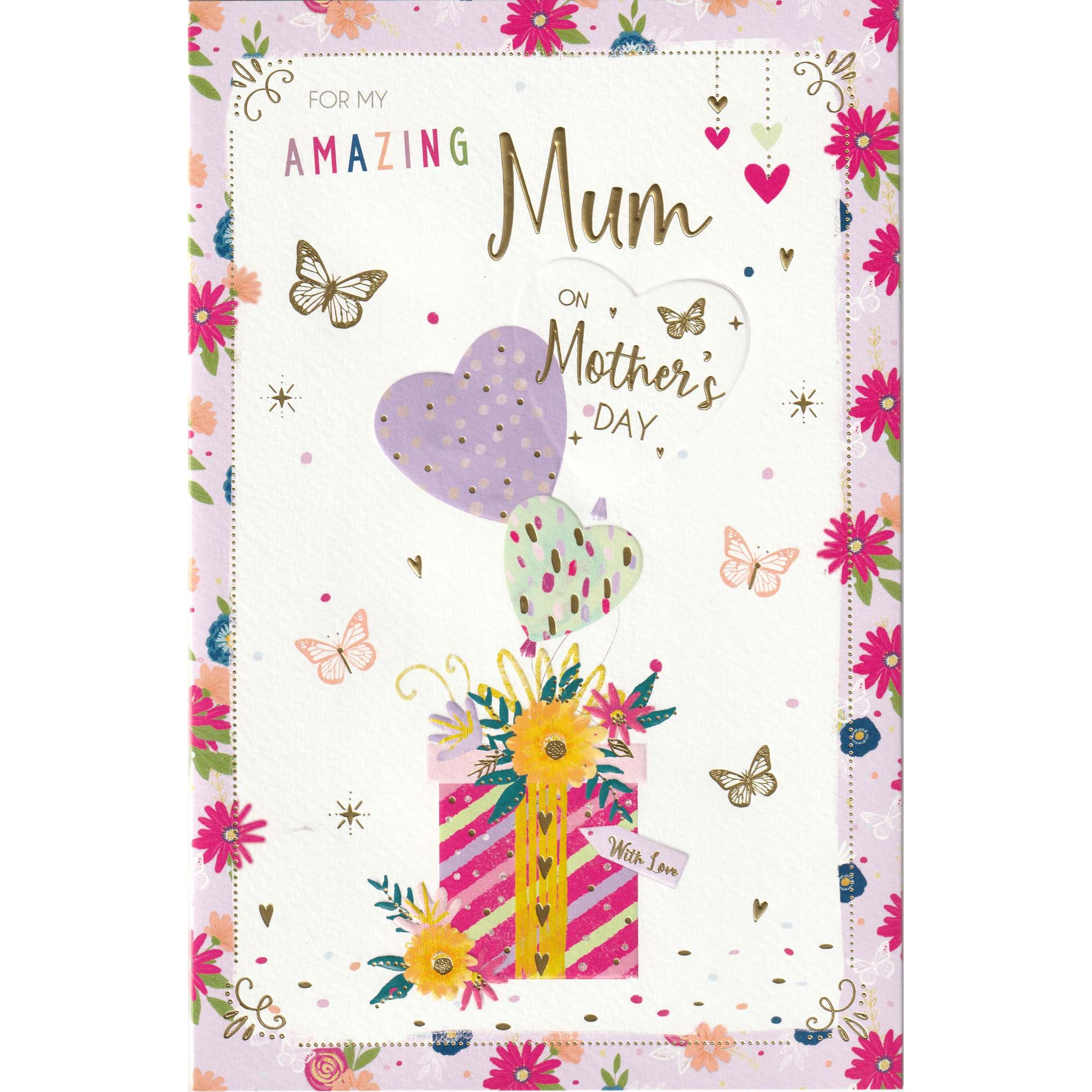 Amazing Mum On Mothers Day Greeting Card