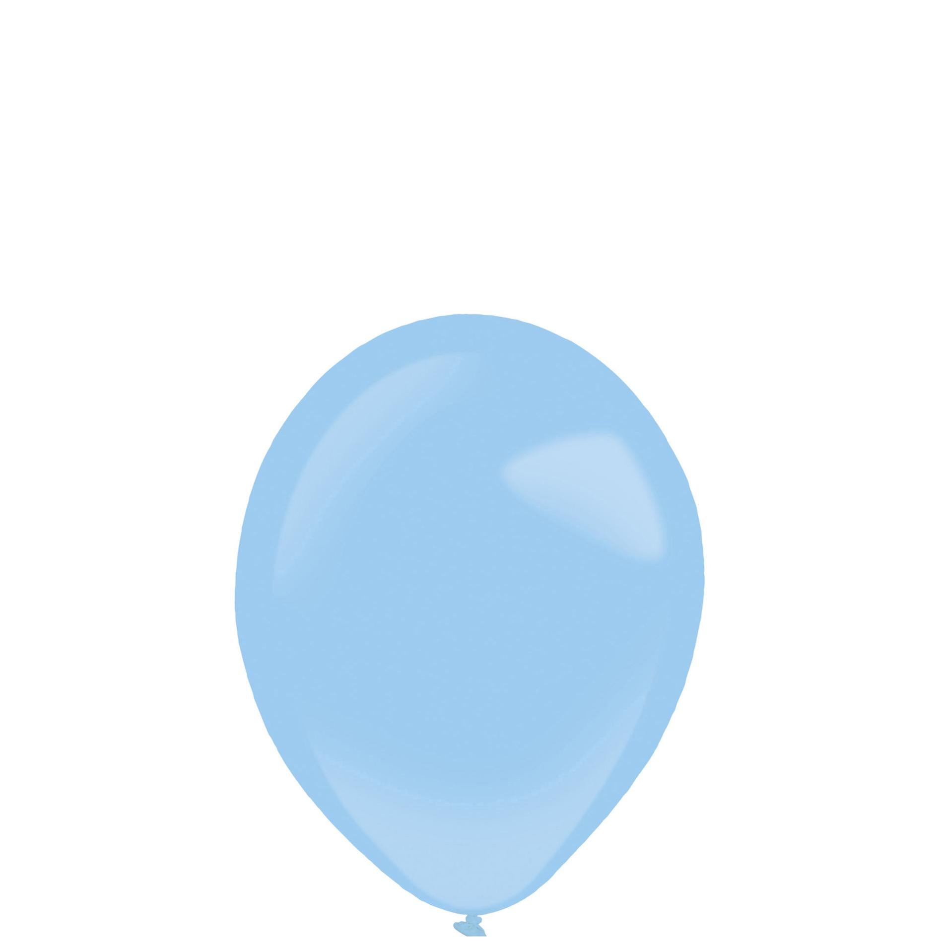 Pastel Blue Standard Latex Balloons 5in, 100pcs Balloons & Streamers - Party Centre