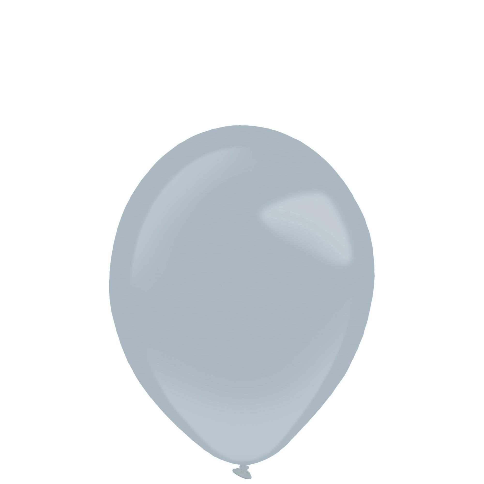 Grey Fashion Latex Balloon 5in, 100pcs Balloons & Streamers - Party Centre