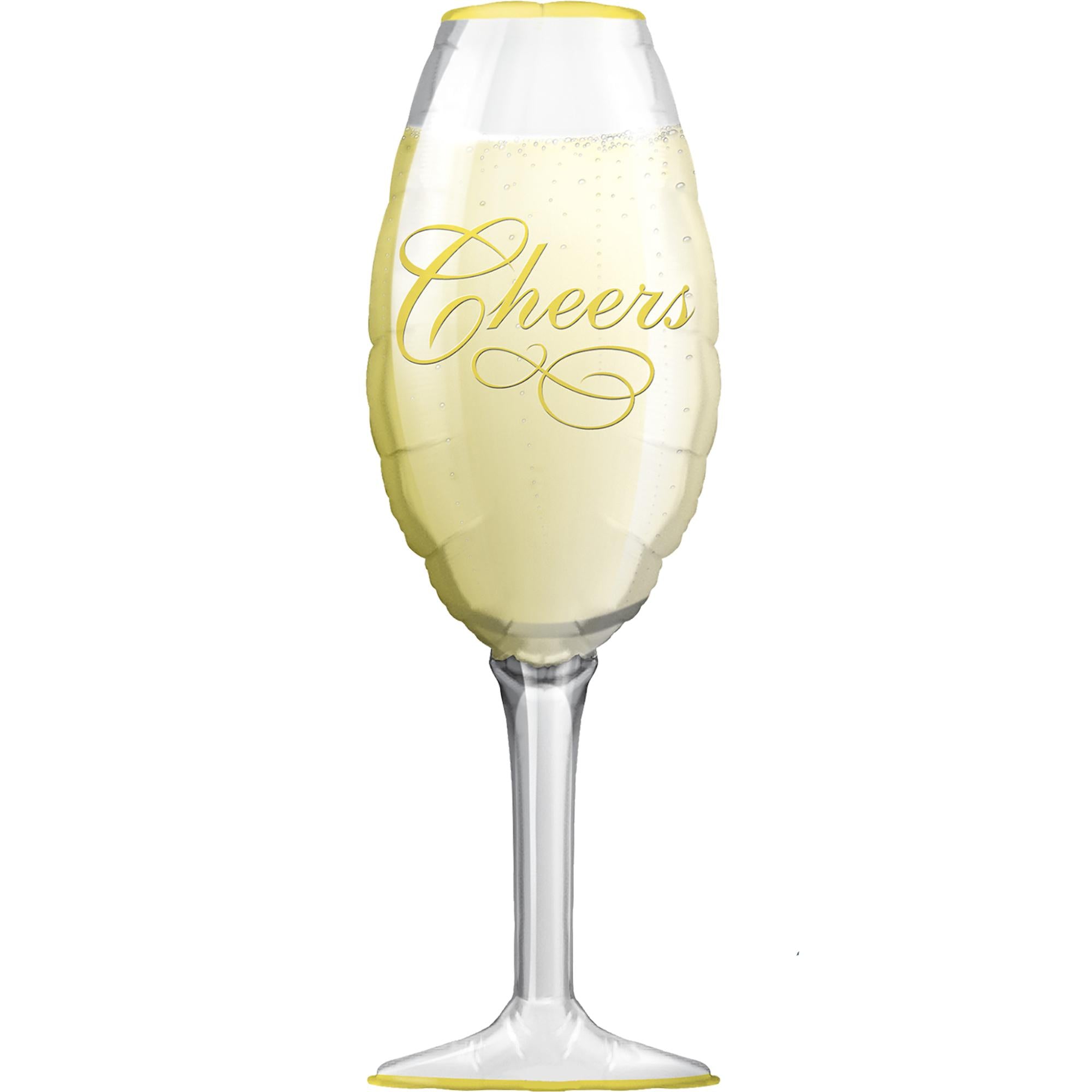 Champagne Glass Foil Balloon 14 x 38in Balloons & Streamers - Party Centre