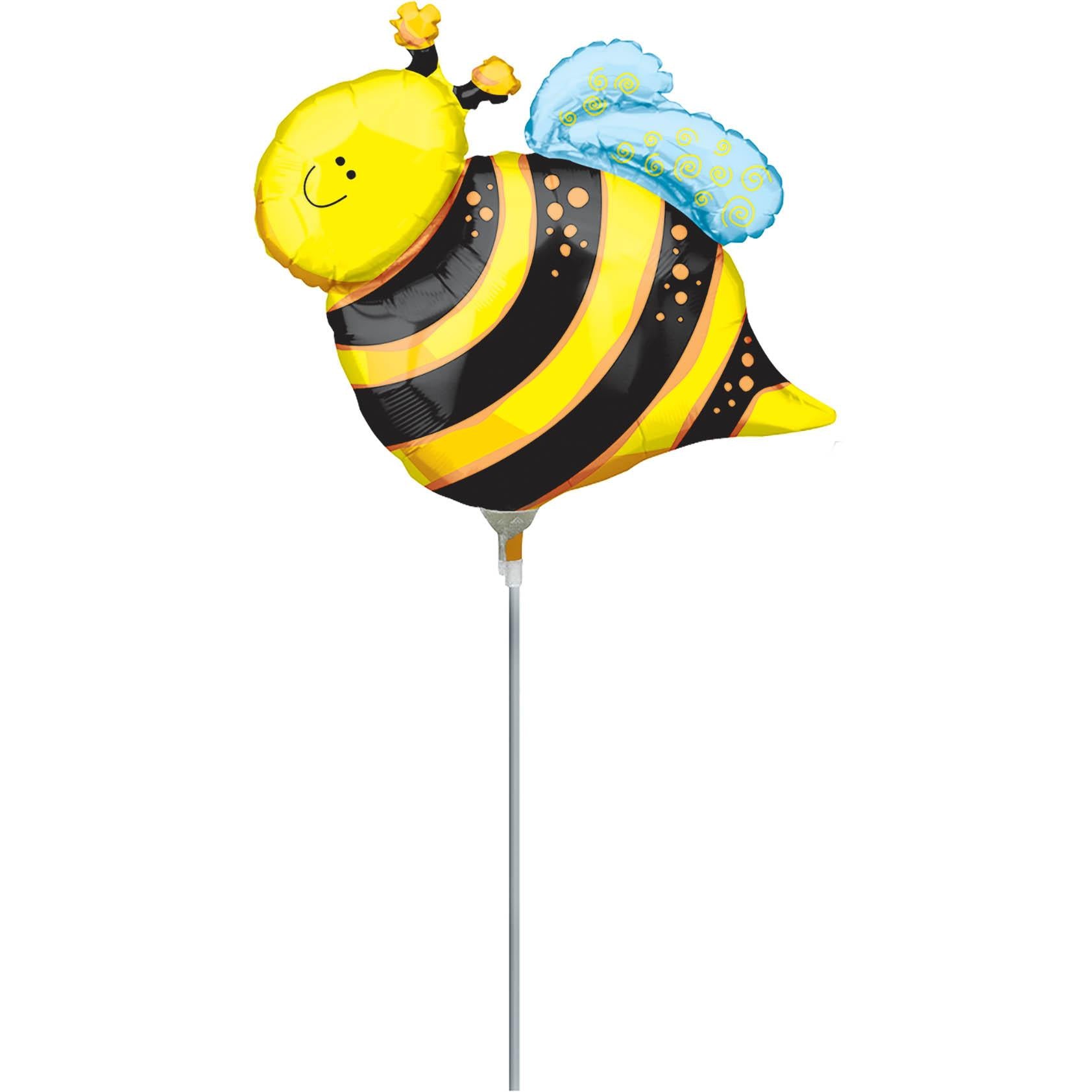 Happy Bee Mini Shape Balloon Balloons & Streamers - Party Centre
