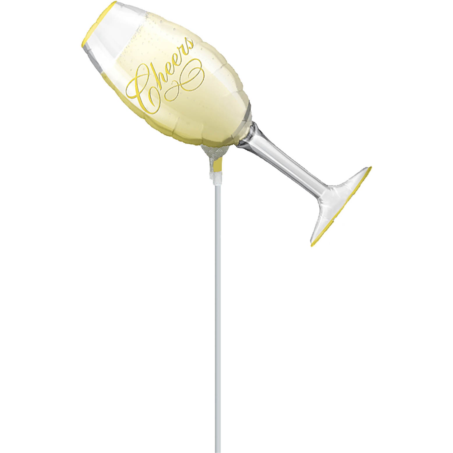 Champagne Glass Mini Shape Balloon Balloons & Streamers - Party Centre