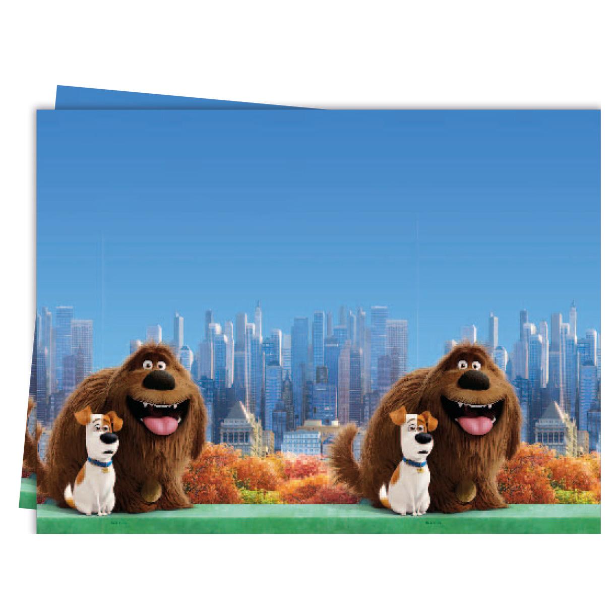 Secret Life Of Pets Plastic Tablecover 120 x 180cm Printed Tableware - Party Centre