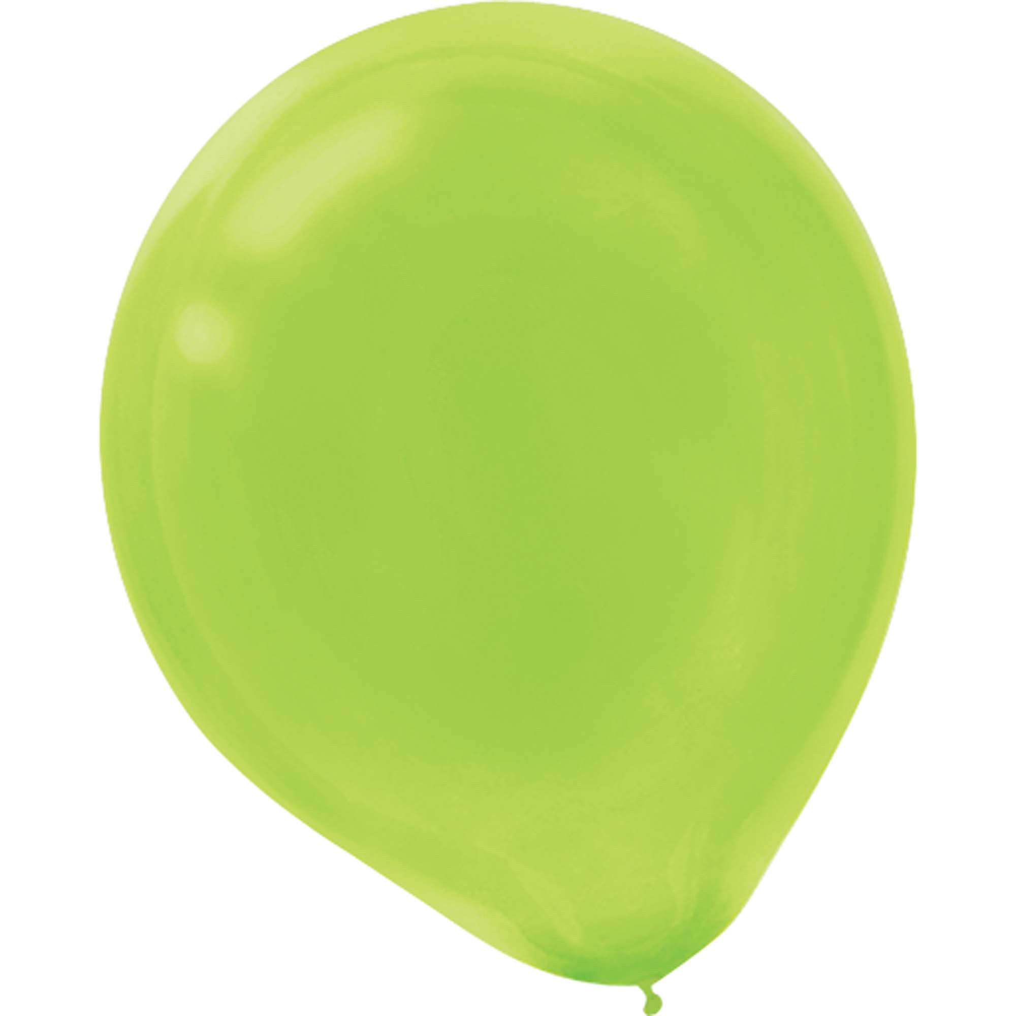 Fashion Lime Green Latex Balloons 12in, 50pcs Balloons & Streamers - Party Centre