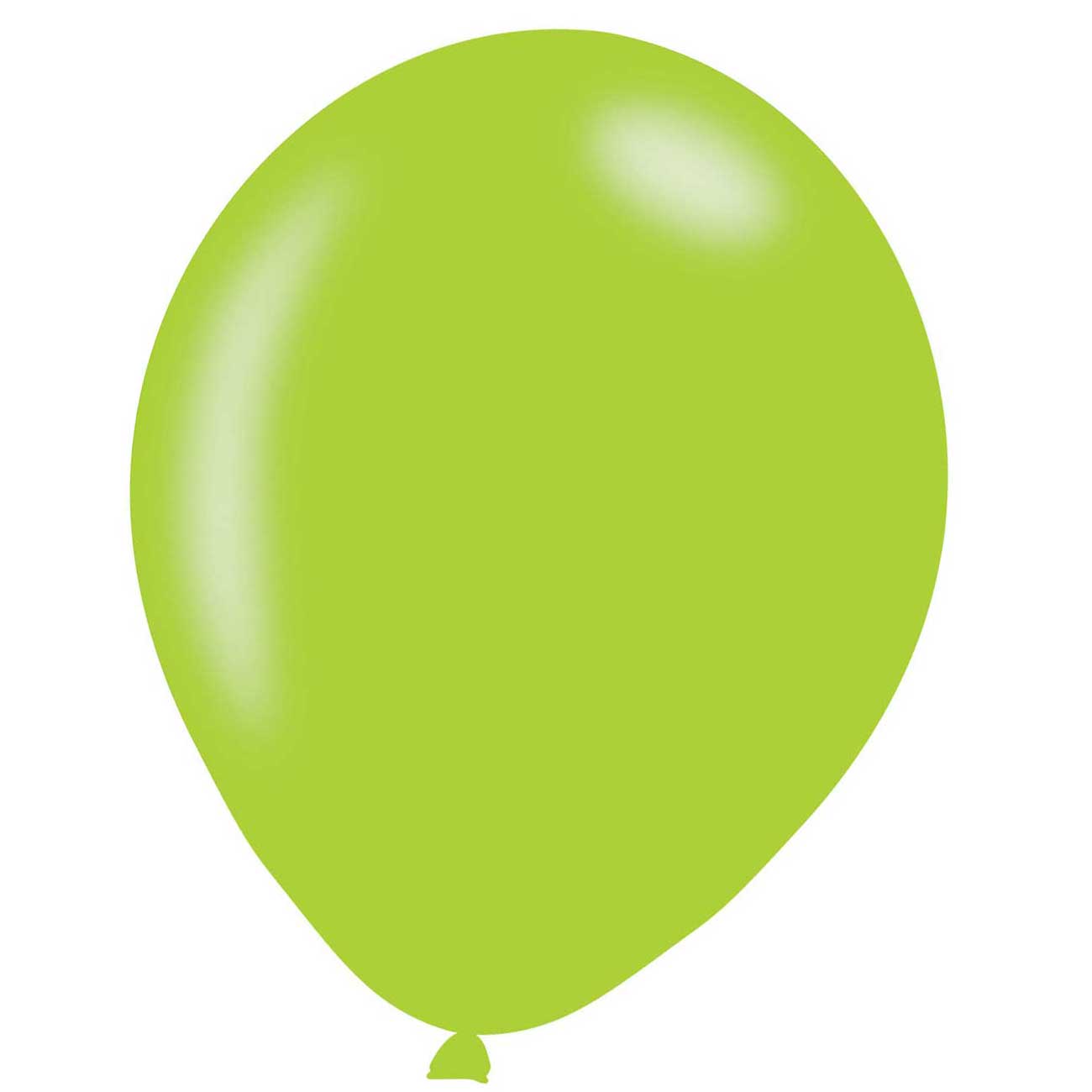 Metallic Lime Green Latex Balloons 50pcs Balloons & Streamers - Party Centre