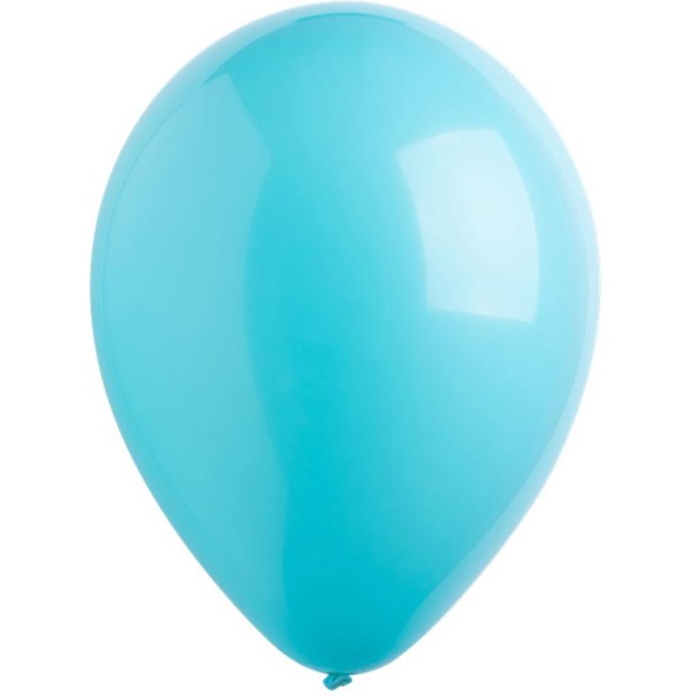 Caribbean Blue Fashion Latex Balloons 11in, 50pcs Balloons & Streamers - Party Centre