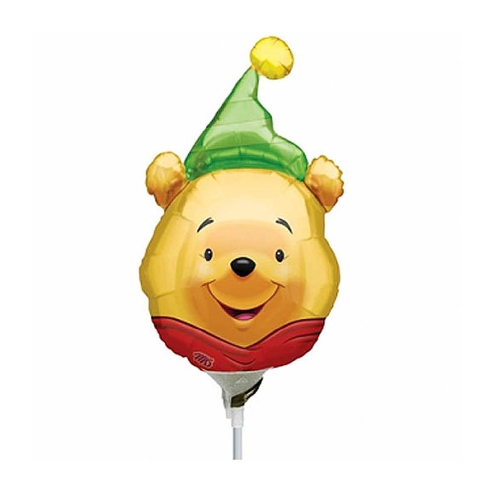 Pooh Party Hat Mini Shape Balloon Balloons & Streamers - Party Centre
