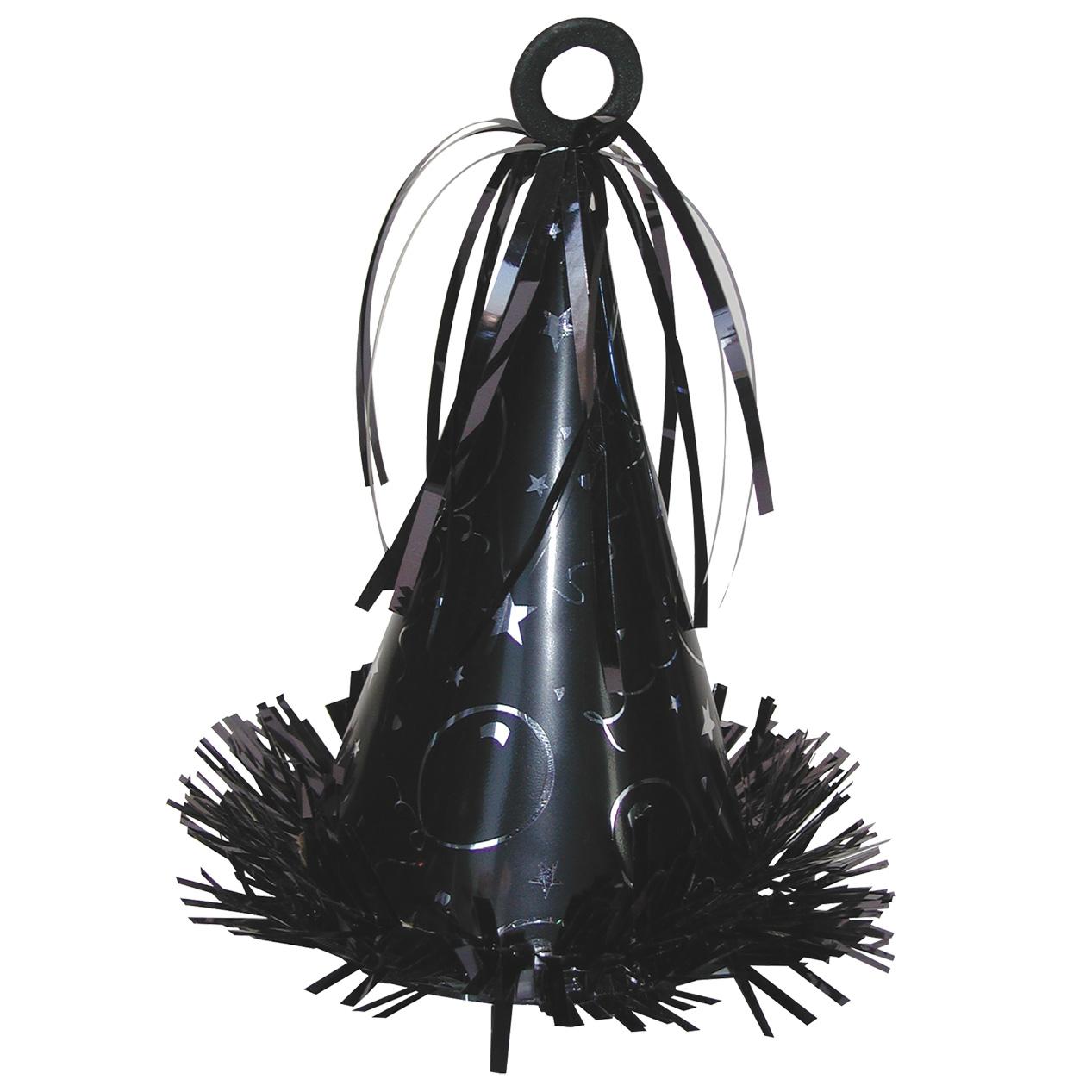 Black Hat Balloon Weight Balloons & Streamers - Party Centre
