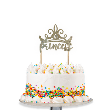 Disney Princess Once Upon A Time Glitter Cake Pick